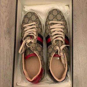 Gucci Designer GG Supreme Low Top Sneaker